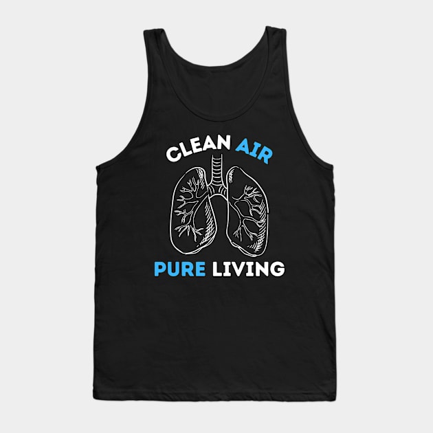 AIR QUALITY - Clean Air Pure Living Tank Top by Clouth Clothing 